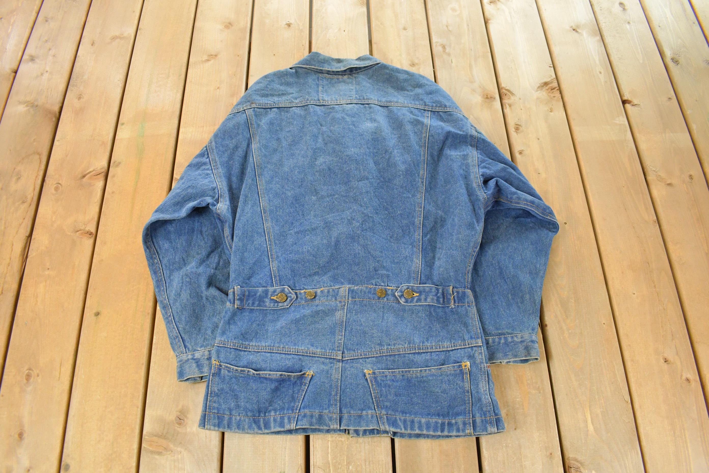 Vintage 1990s American Beauties Denim Jean Jacket Women's Large