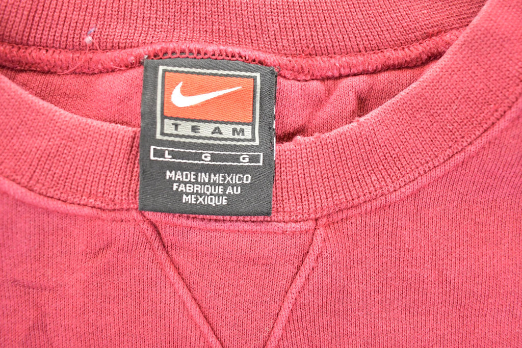 Vintage 1990s Nike Embroidered Mini Swoosh Sweatshirt Mens XL