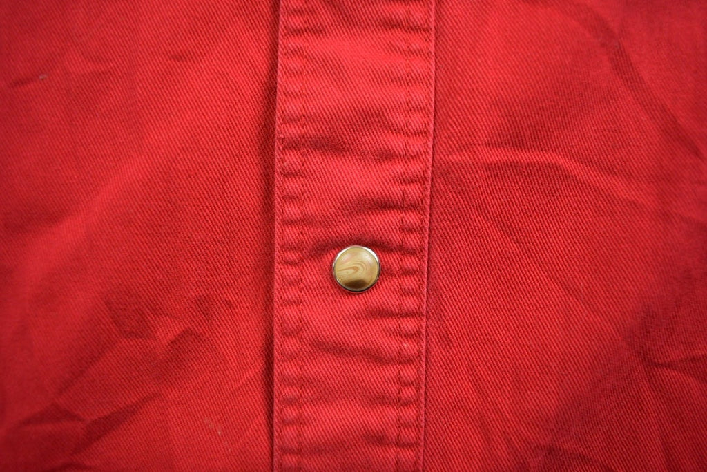 Vintage 1990s Wrangler Western Shirts Embroidered Long Sleeve Button Up Shirt