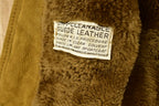 Vintage 1980s Cresco Suede Leather Jacket Size 42