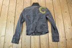 Vintage 1990s Womens XXS Rocawear Embroidered Jean Jacket Made In USA