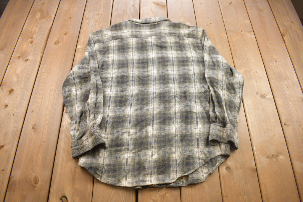 Vintage 1990s Route 66 Plaid Button Up Shirt