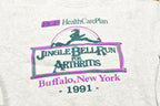 Vintage 1991 Jingle Bell Run For Arthritis Raglan Crewneck Sweatshirt