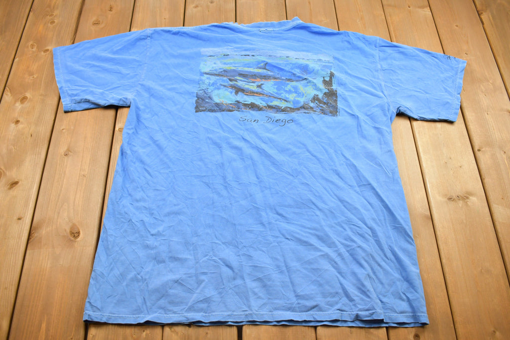 Vintage 1990s San Diego Dolphin Souvenir T Shirt