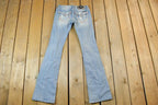 Vintage Y2K Miss Me Bedazzled Low Rise Jeans Size 26x31
