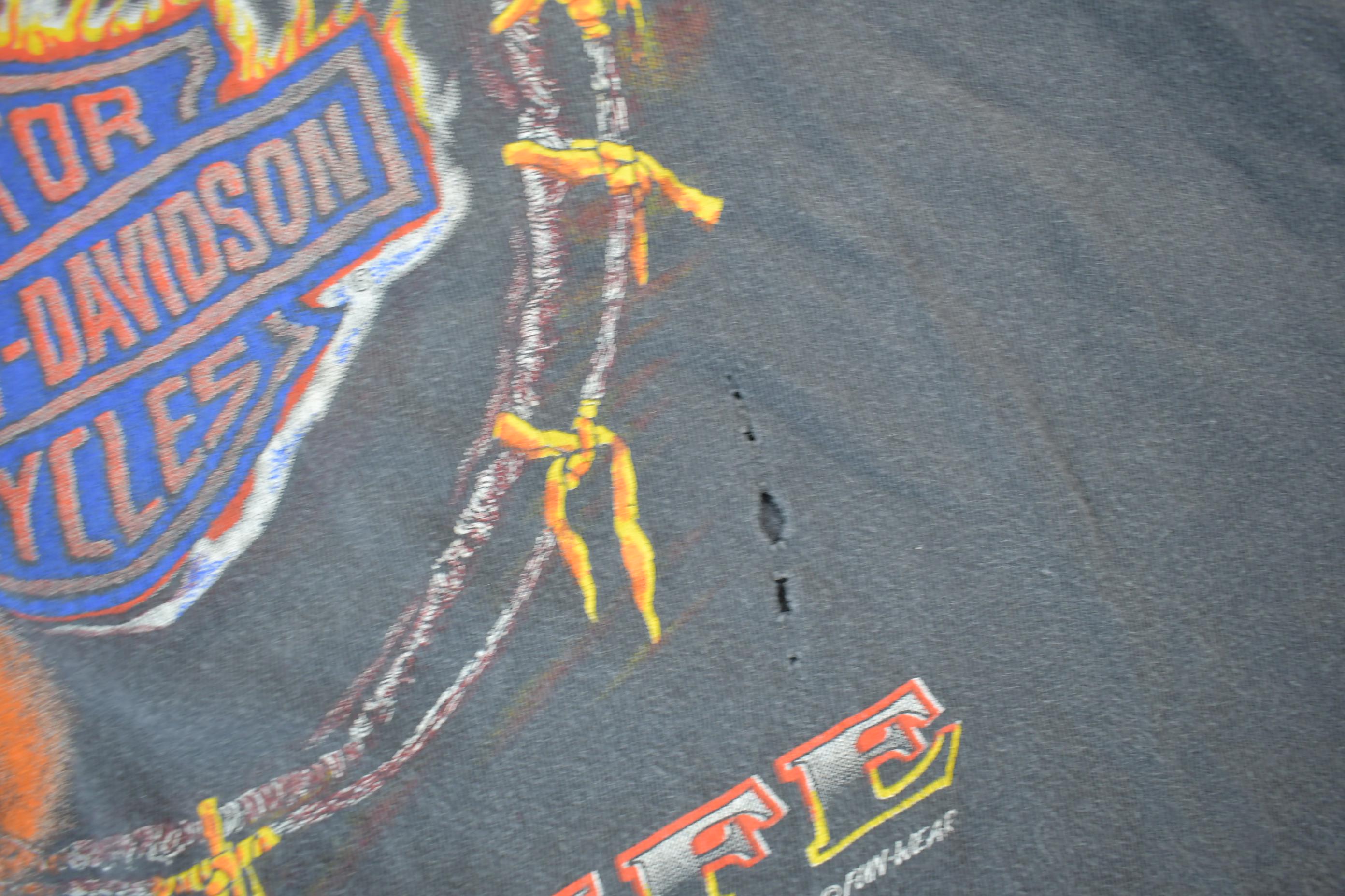Vintage 1990s Harley Davidson One Brand For Life Tank Top Shirt  Made In USA  Biker Tee  Souvenir T Shirt  XL