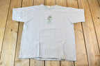 Vintage 1990s Banana Republic Clothing Co. Single Stitch Graphic Barber Shop T-Shirt