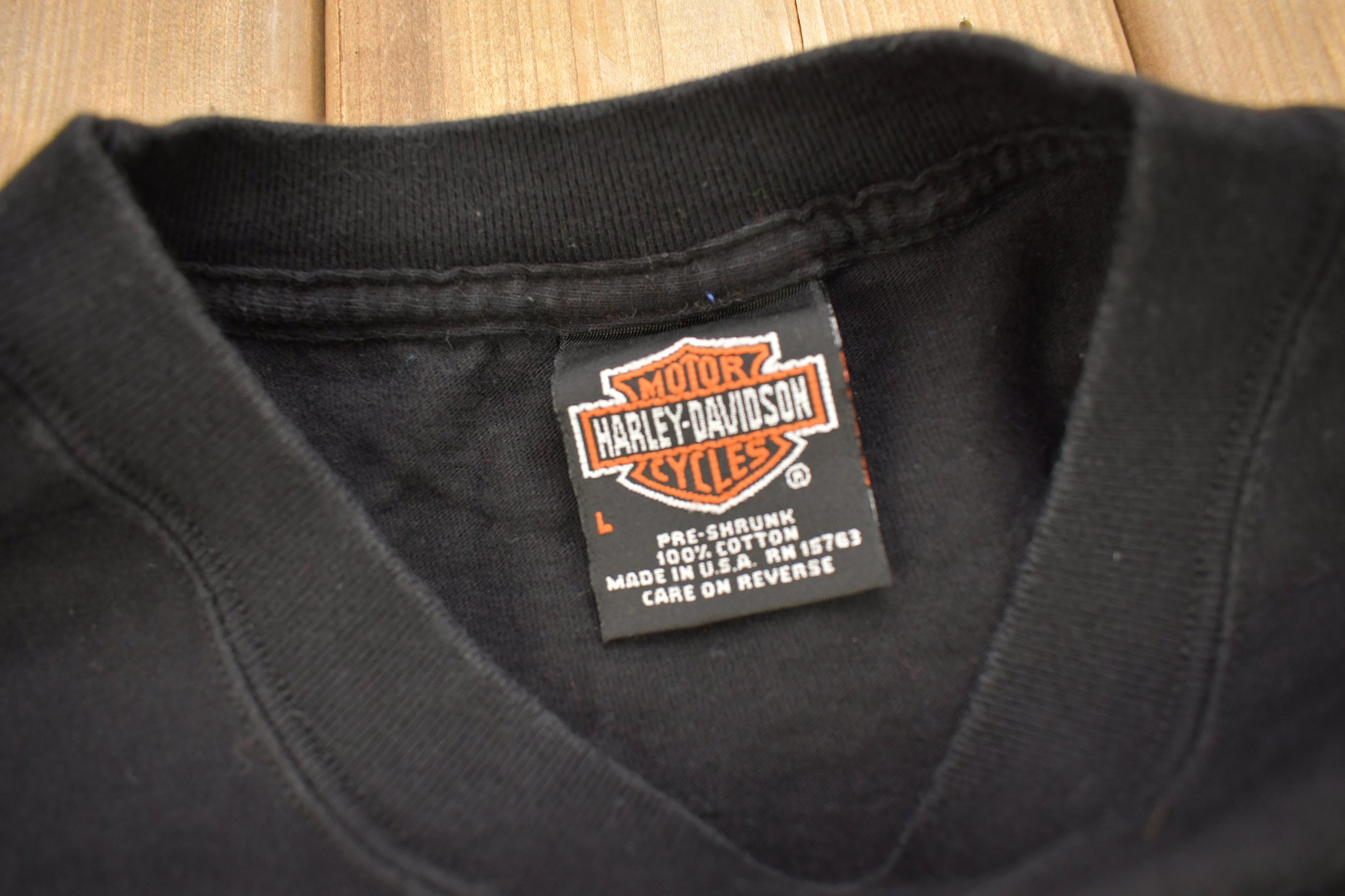 Vintage 2001 Jim Bailey's Harley Davidson Forty Wayne Indiana T-Shirt