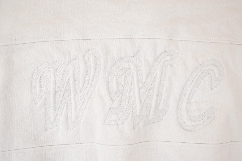 Vintage 1990s Franklin Mills WMC Embroidered Collared Sweatshirt Womens L