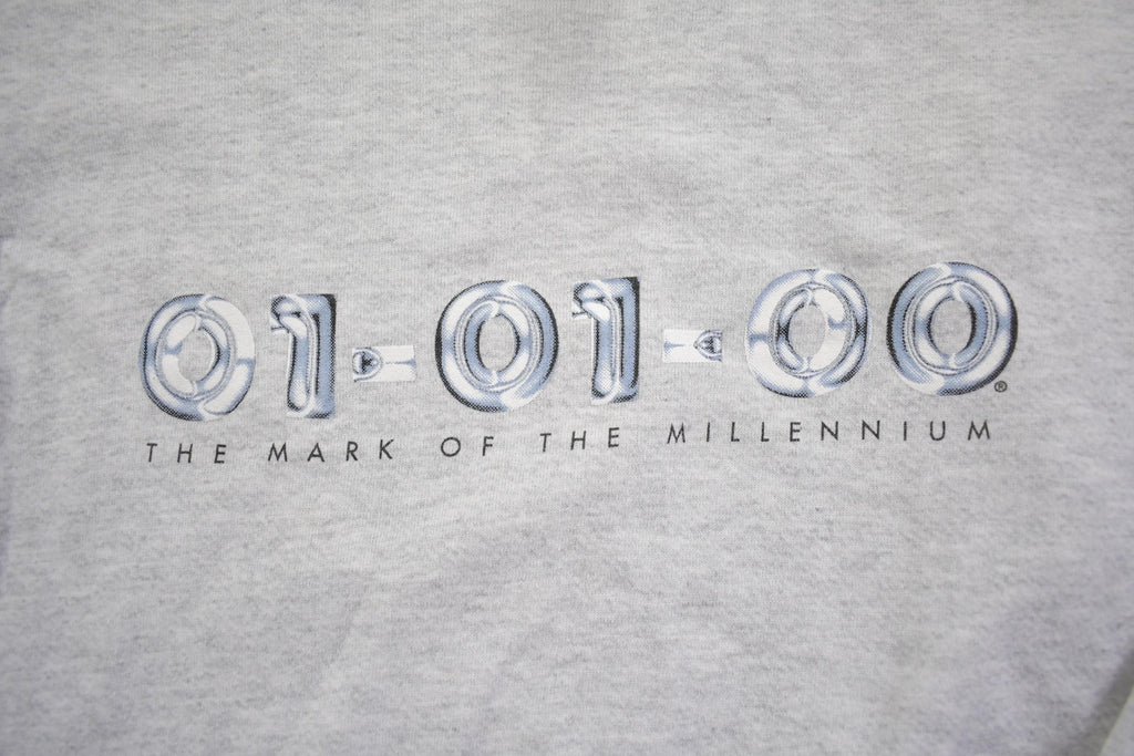 Vintage 1990s New Millennium Celebration Crewneck Sweatshirt Made In USA- Small