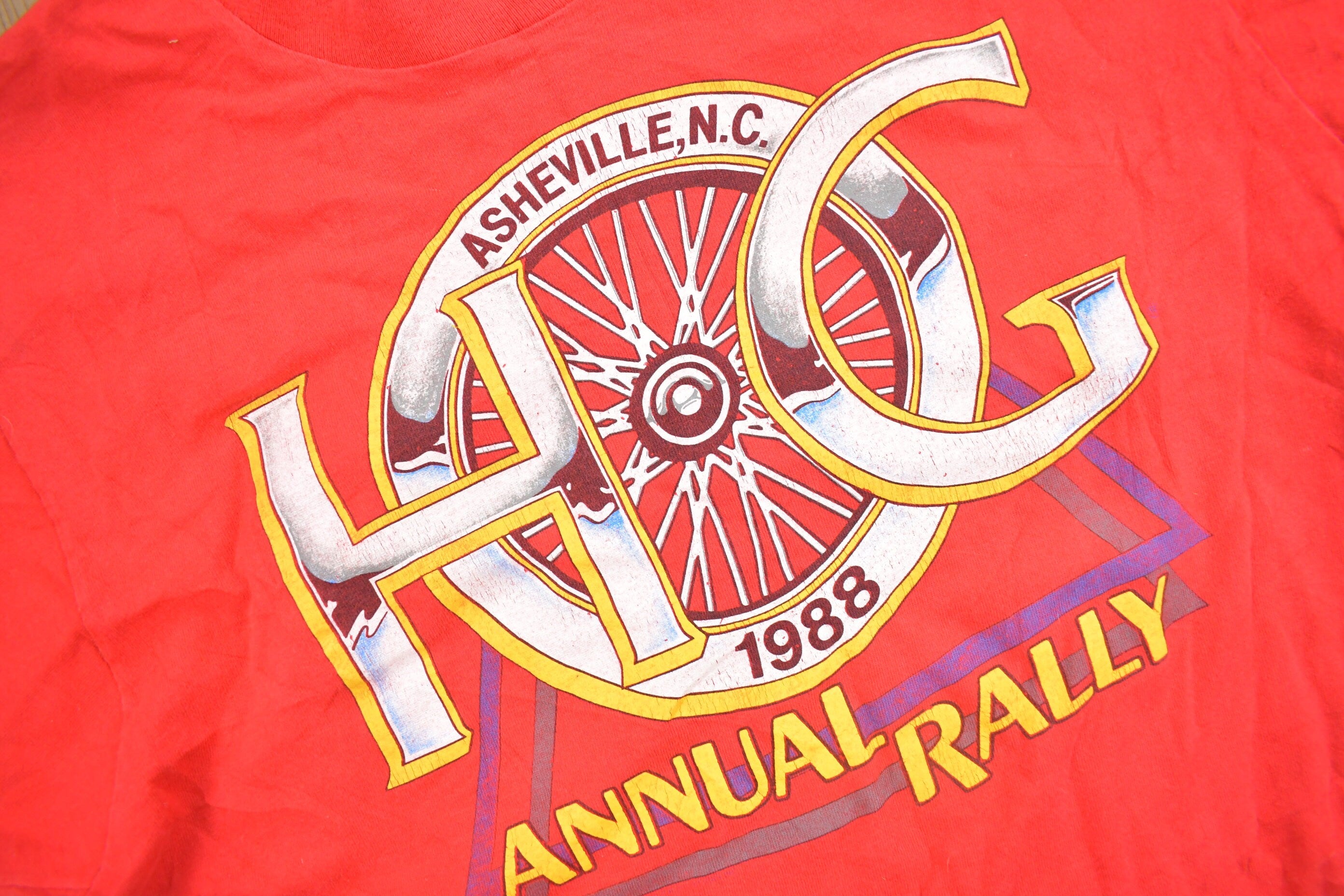 Vintage 1988 Harley Davidson HOG Rally T-Shirt