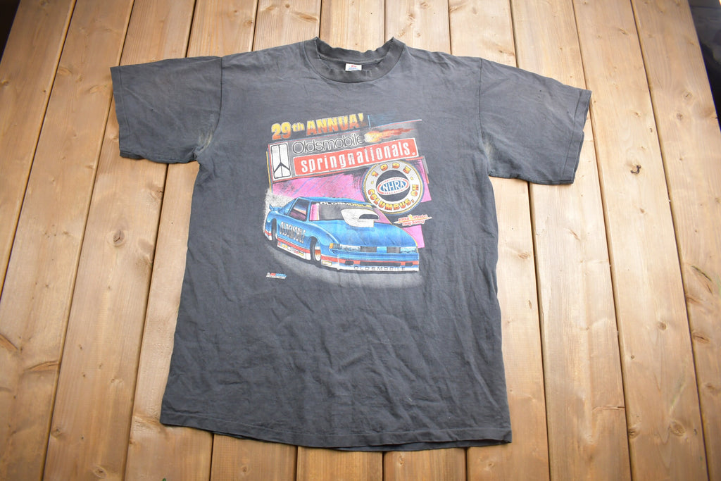 Vintage 1993 National Hot Rod Association Spring Nationals Graphic T Shirt