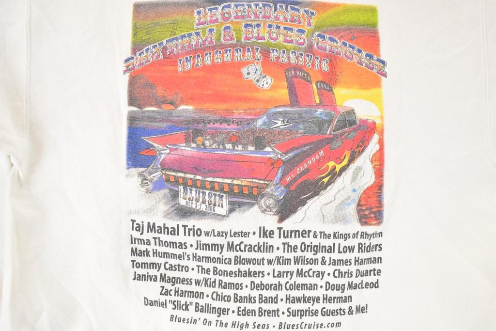 Vintage 1990s Rhythm And Blues Cruise Crewneck Sweatshirt Men's L