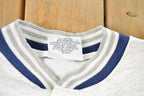 Vintage 1990s Anchor Sailing Henley Crewneck Sweatshirt Men's Medium