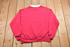Vintage 1990s Cute Kittens Collared Crewneck Sweatshirt