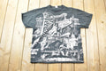Vintage 1990s All Over Print Las Vegas Graphic T-Shirt