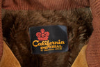 Vintage 1980s Faux Fur Lined Bomber Jacket