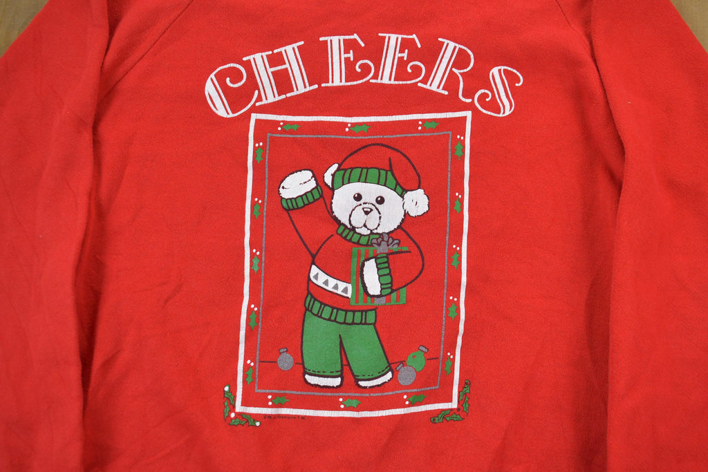 Vintage 1990s Christmas Cheers Crewneck Sweater