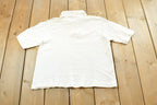 Vintage 1960s Princeton University Collegiate Collared Polo Shirt Mens S
