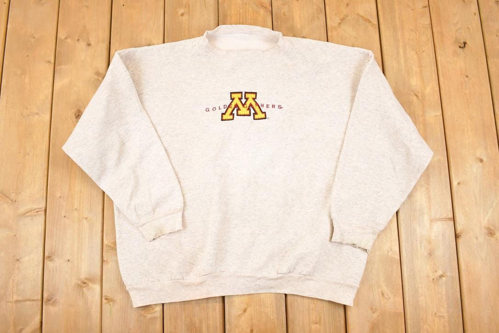 Vintage 1990s Minnesota Golden Gophers Graphic Print Crewneck Sweatshirt Women's XXL