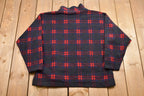 Vintage 1990s North Crest Fleece Plaid Sweater
