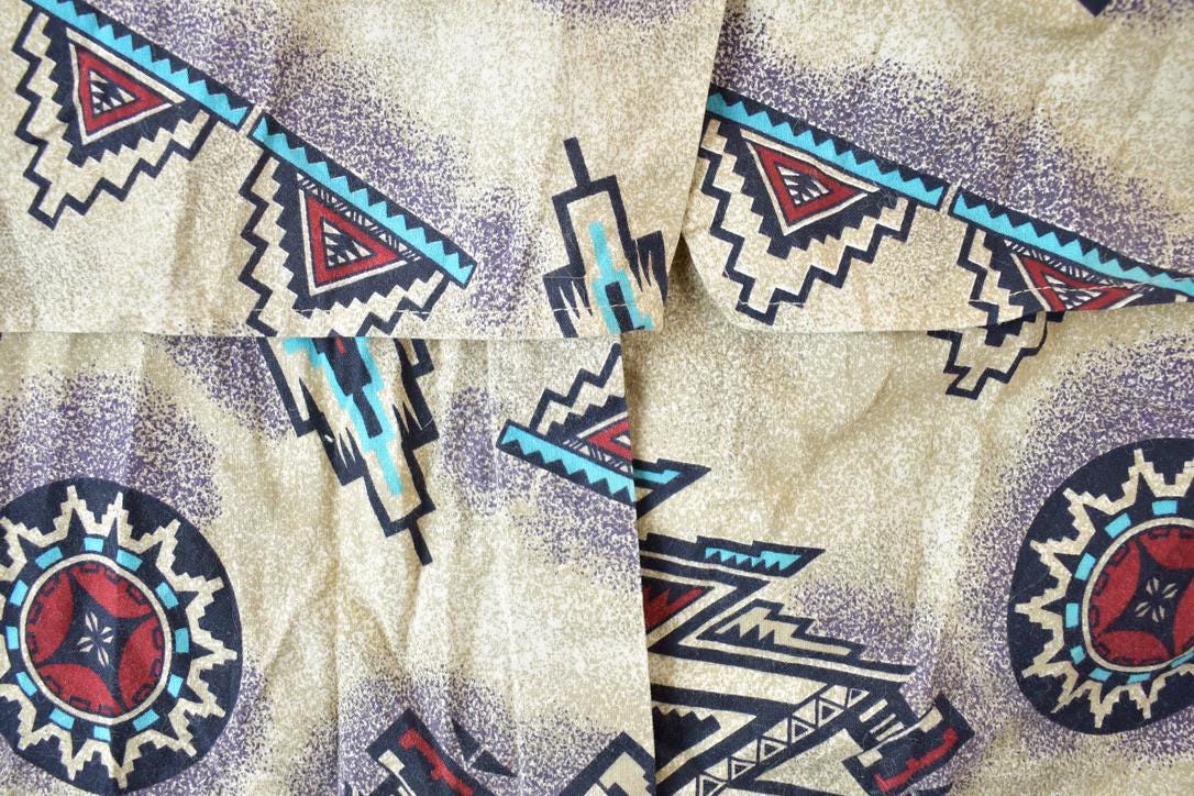Vintage 1980s Wrangler Western Style Snap Button Shirt