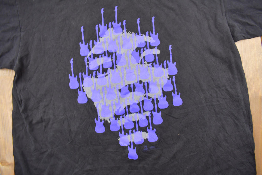 Vintage 1990s The Jimi Hendrix Electric Guitar Competition Graphic T-Shirt