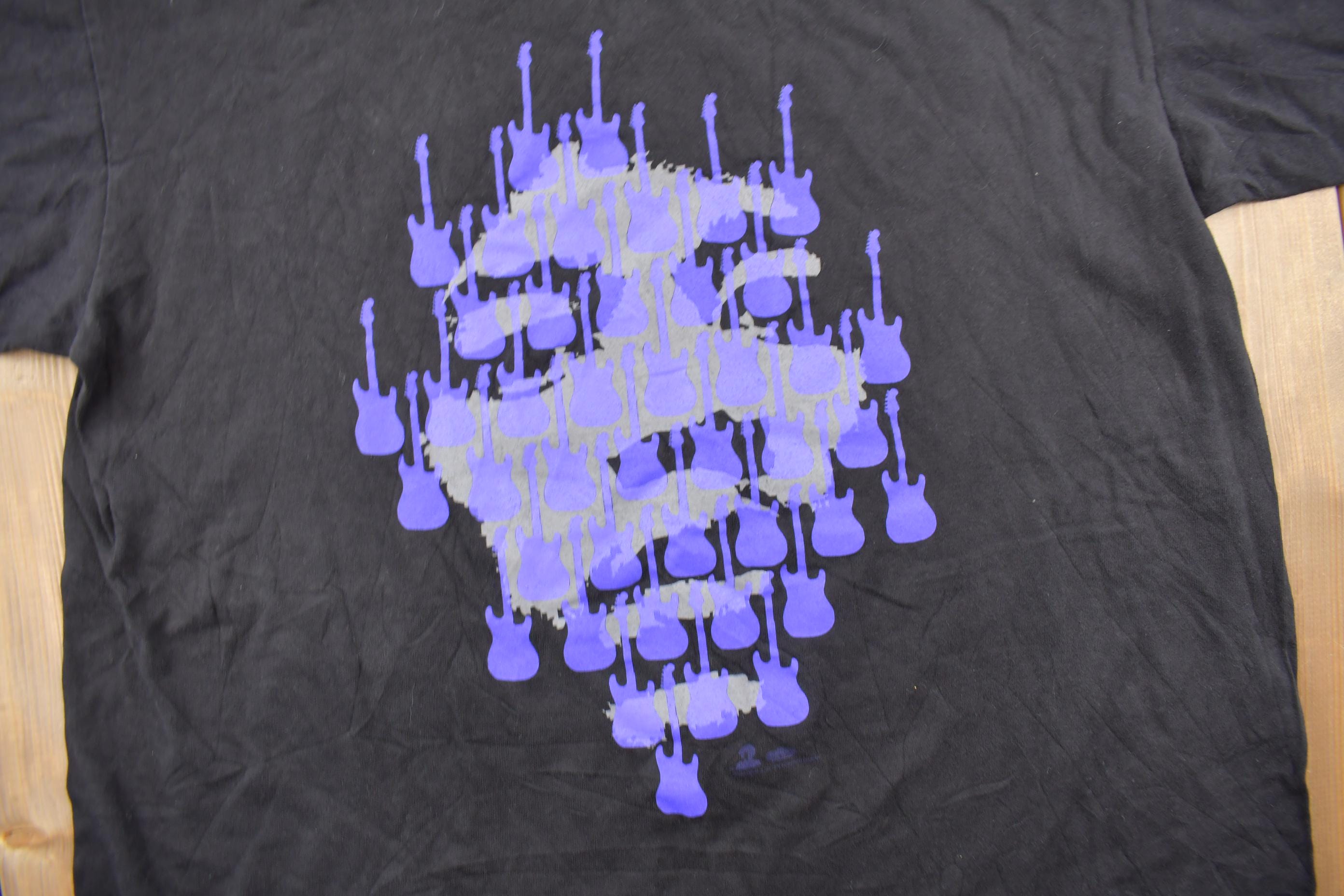 Vintage 1990s The Jimi Hendrix Electric Guitar Competition Graphic T-Shirt