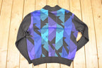 Vintage 1990s St Croix Quarter Zip Abstract Knit Sweater Men's L