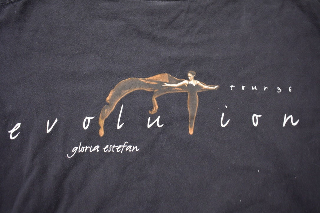 Vintage 1996 Gloria Estefan Tour Graphic T-Shirt Single Stitch