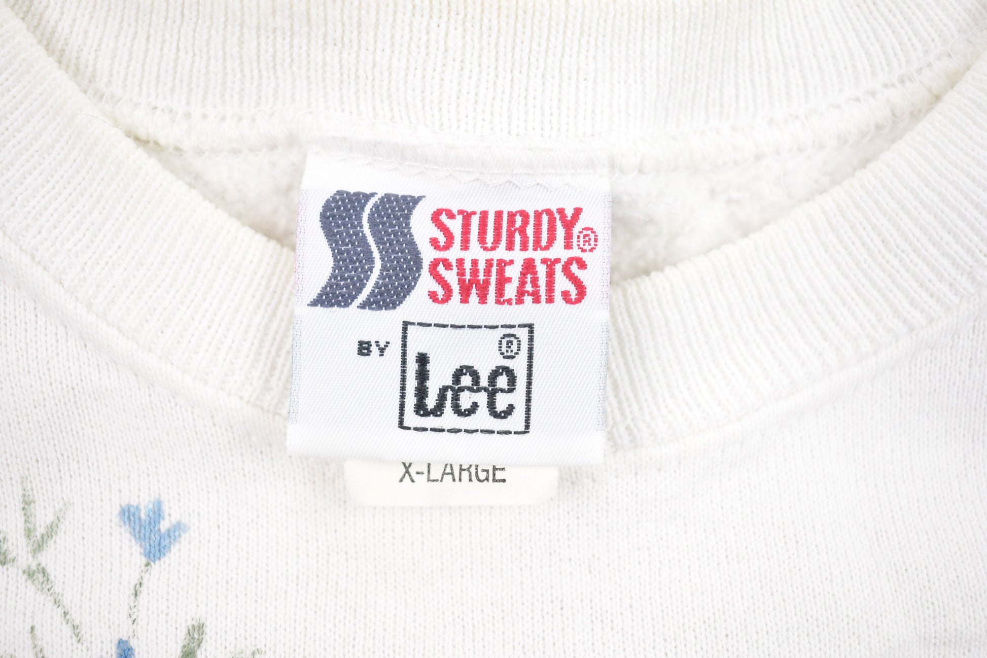 Vintage 1989 Raglan Floral Crewneck Sweatshirt / Made in USA / 80s Crewneck / Cute Vintage / Athleisure / Streetwear / 1 of 1