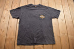 Vintage 1990s Carlton Harley Davidson Mantua Ohio Graphic T-Shirt