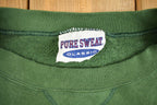 Vintage 1990s Blank Green Crewneck Sweatshirt