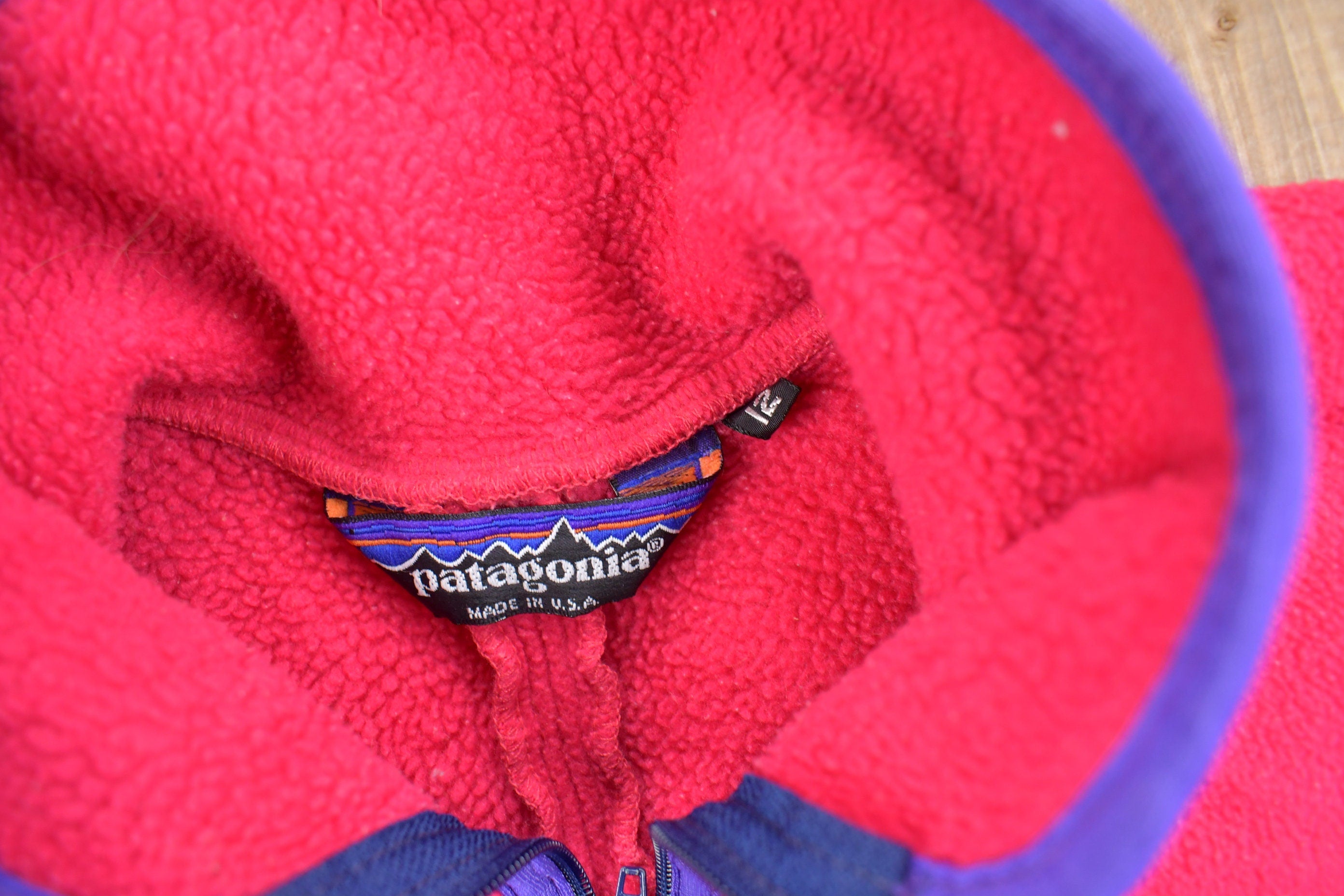 Vintage 1990s Patagonia Fleece Zip Up Sweater