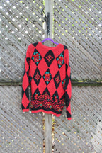 Vintage 1990s All Over Pattern Crewneck /