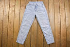 Vintage 1990s Lee Lee Riveted Light Wash Denim Jeans Size 28 x 30
