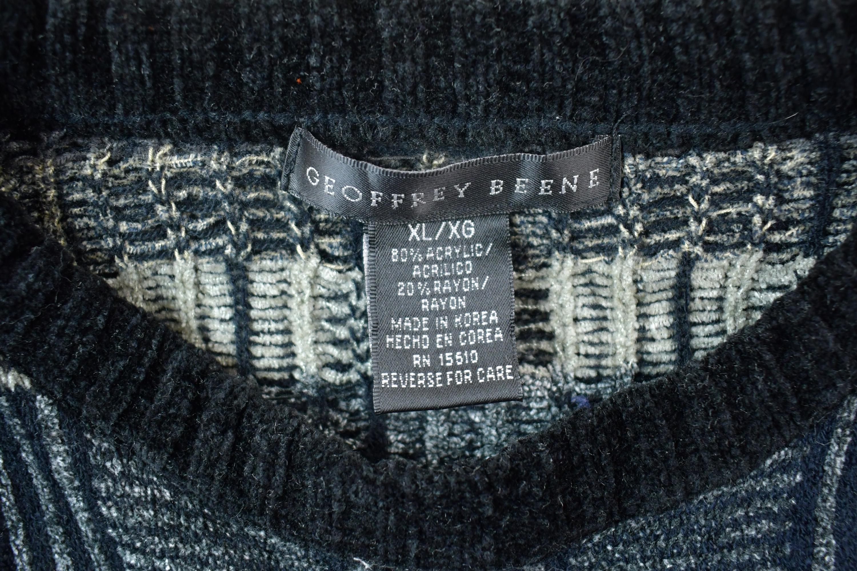 Vintage 1990s Geoffrey Beene Knit Crewneck Sweater