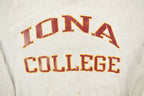 Vintage 1990s Iona College Champion Reverse Weave Crewneck