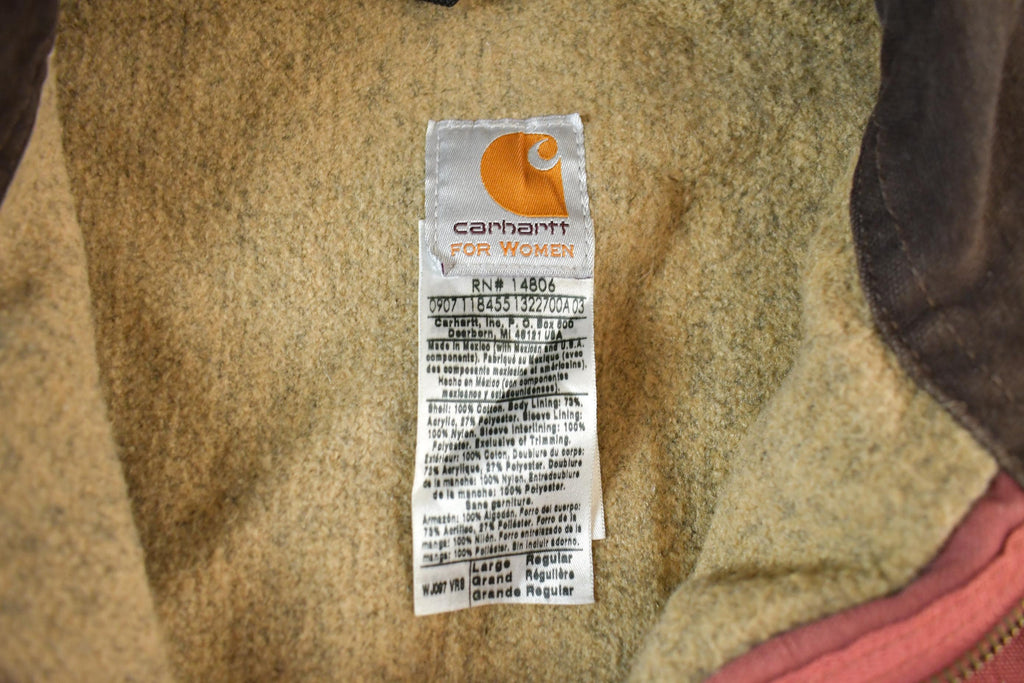 Vintage 1990s Carhartt Detroit Jacket Blanket Lined Women's Large