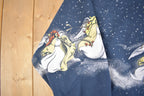 Vintage 1990's Angel Graphic Henley Sweatshirt