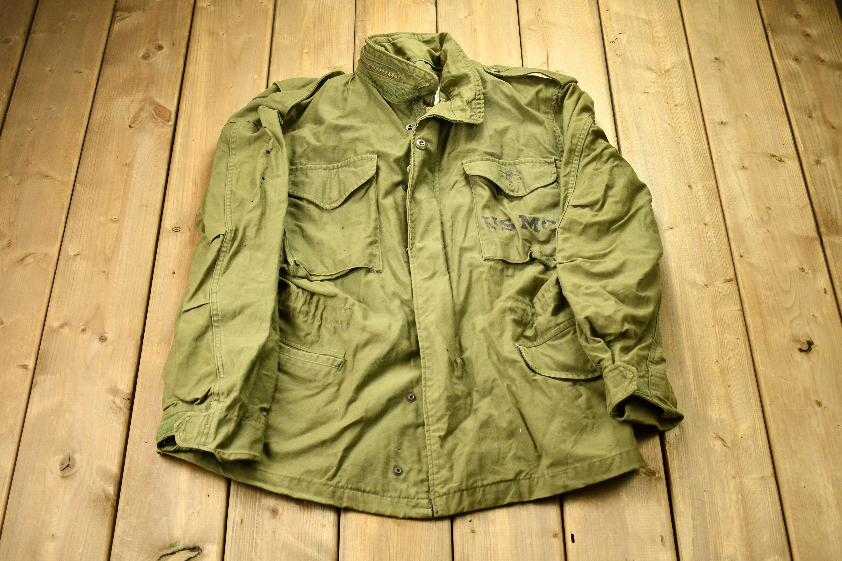 Vintage 1981 MC Military Field Jacket