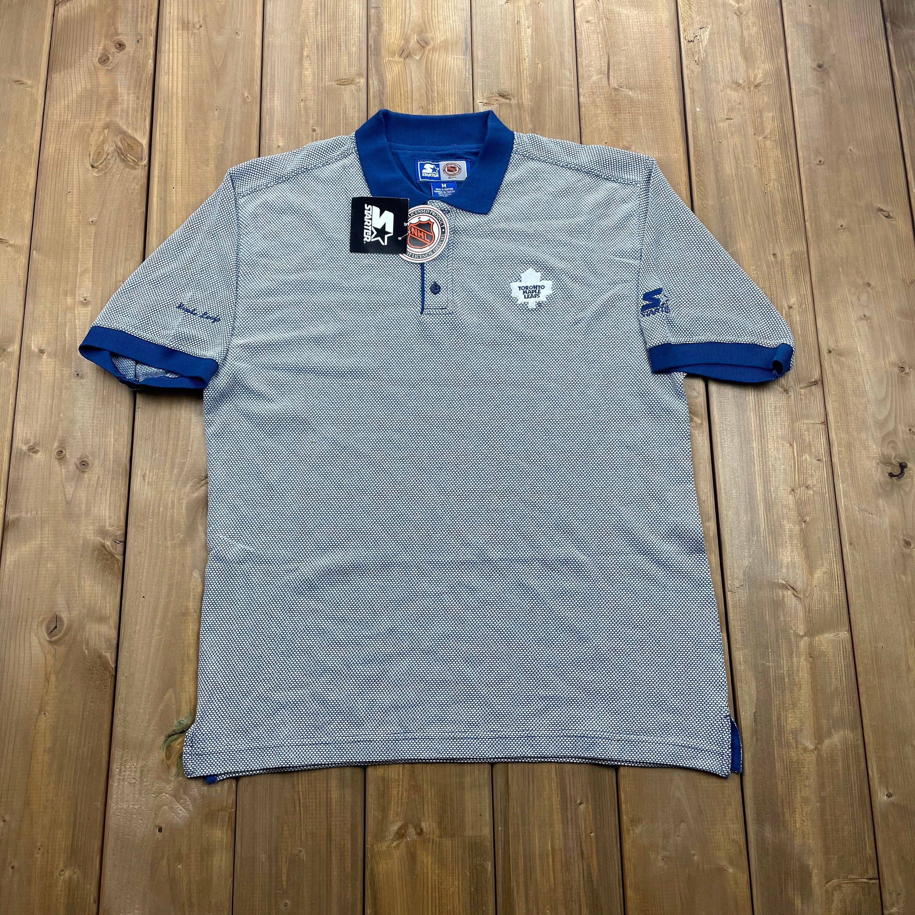 Vintage 90s Toronto Maple Leafs Starter Polo Shirt