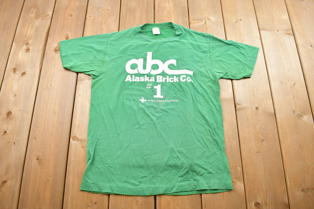 Vintage 1990s Alaska Brick Co. Graphic T Shirt