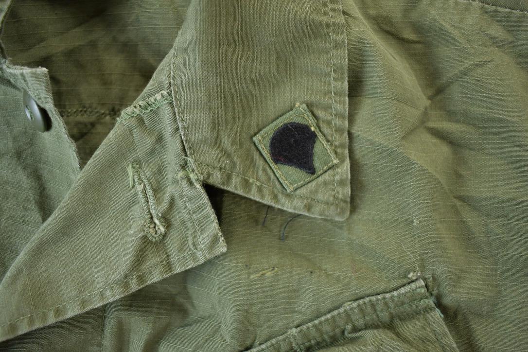 Vintage Military Button Up Shirt