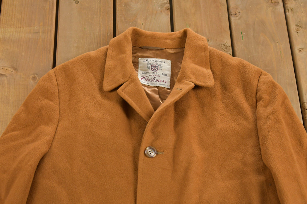 Vintage 1980s Rexmoor Cashmere Over Coat