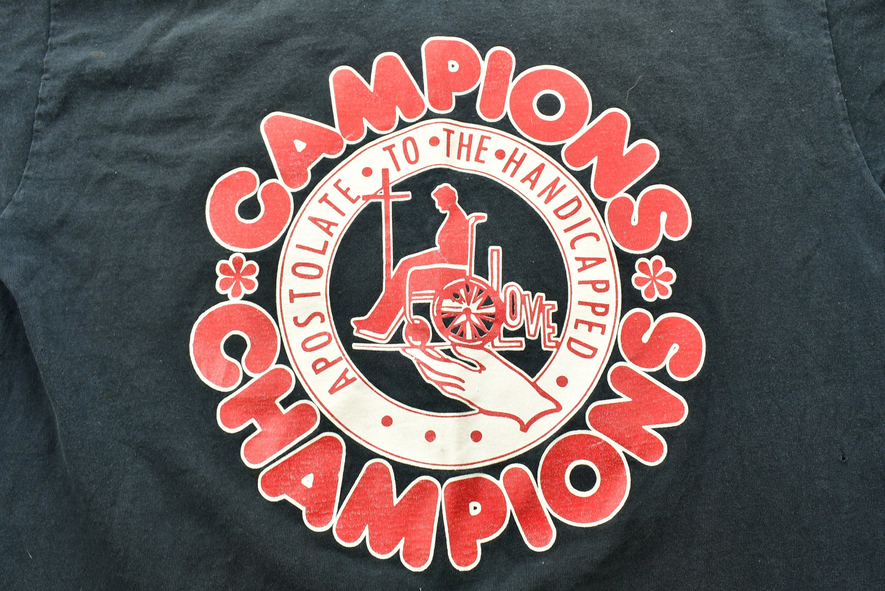Vintage 2000 Apostolate To The Handicapped Ringer T-Shirt