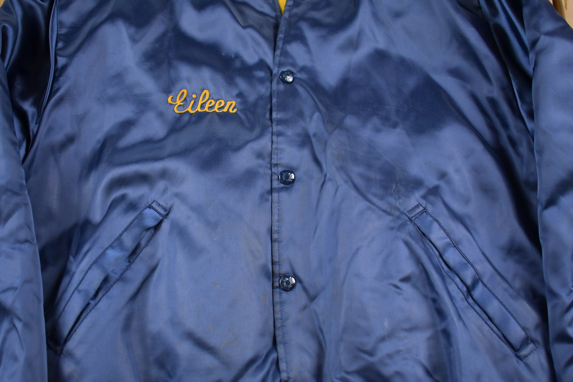 Vintage 1970s Birdie Santino's Pizza Shack Satin Bomber Jacket  Athleisure  Streetwear  Athletic Sportswear  Streetwear  70s Birdie