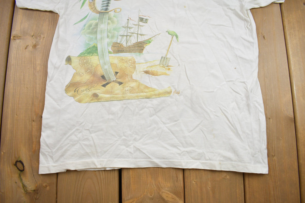 Vintage 1991 Caribbean Soul Travel Graphic T Shirt