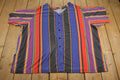 Vintage 1990s Striped Button Up Short Sleeve