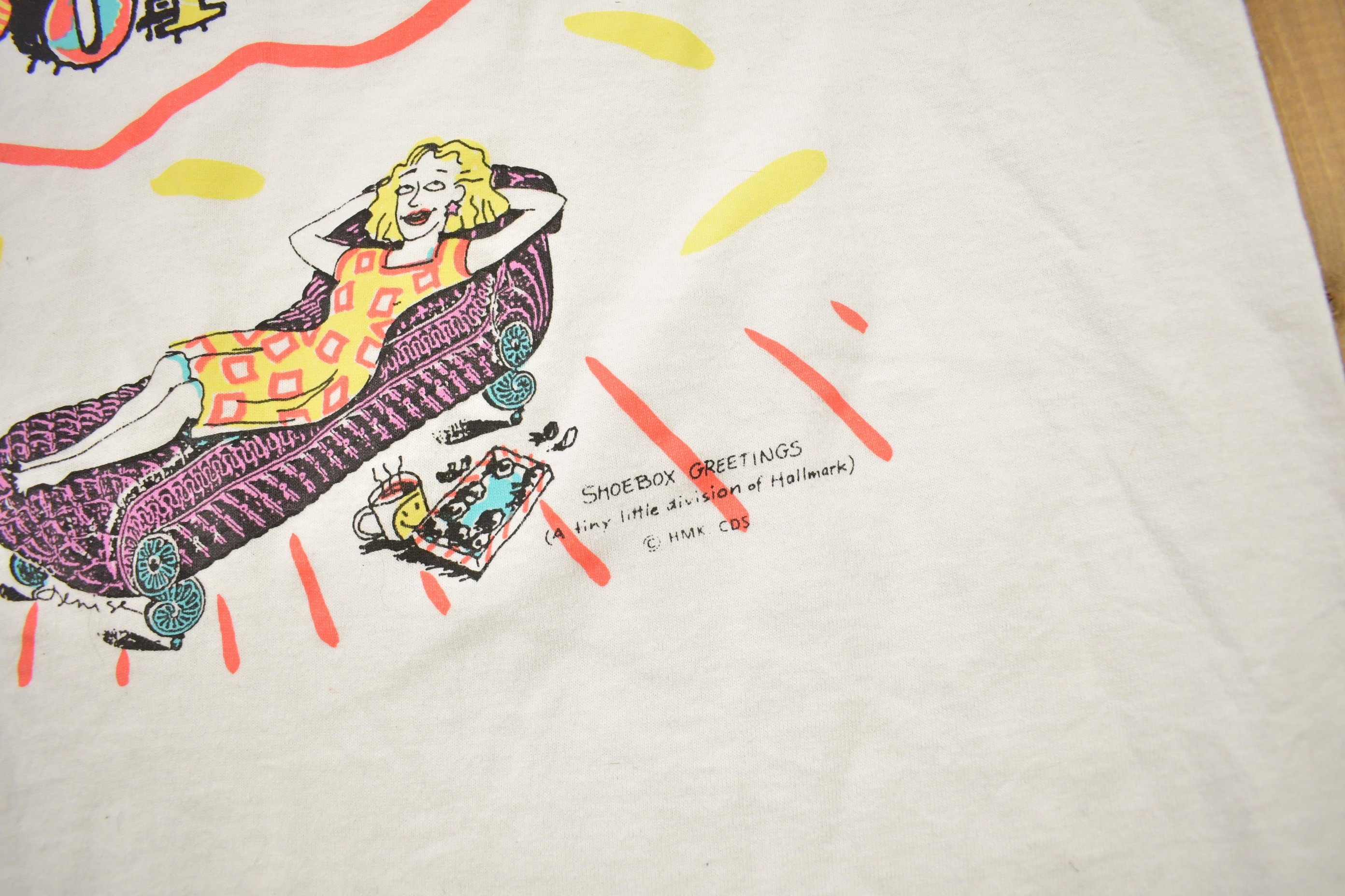 Vintage 1990s Born To Be Spoiled Graphic T Shirt